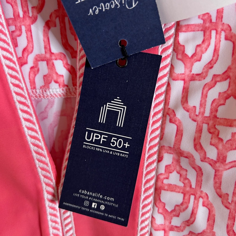 Cabana Life Women's Napa Embroidered Tunic Dress Large NWT UPF 50 Resortwear - Picture 6 of 15